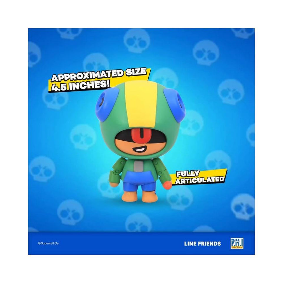 Brawl Stars Leon & Crow Legendary Daggers Fighters Brawler Figure Set PMI International