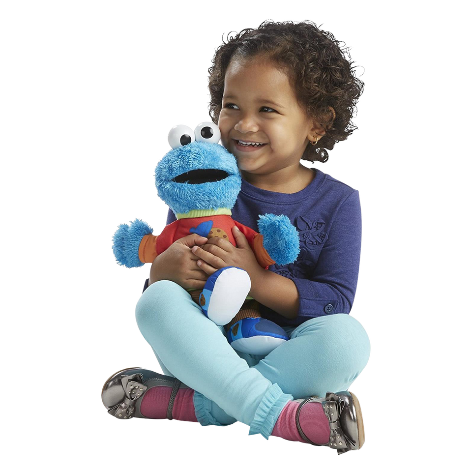 Playskool Sesame Street Talking 123 Cookie Monster Plush Counts Sings
