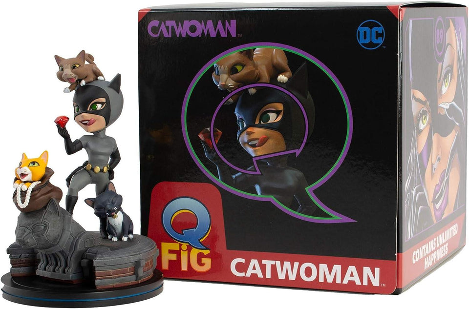 Selina Kyle Catwoman Suit Q-Fig Elite Batman Animated Series Figure Quantum Mechanix