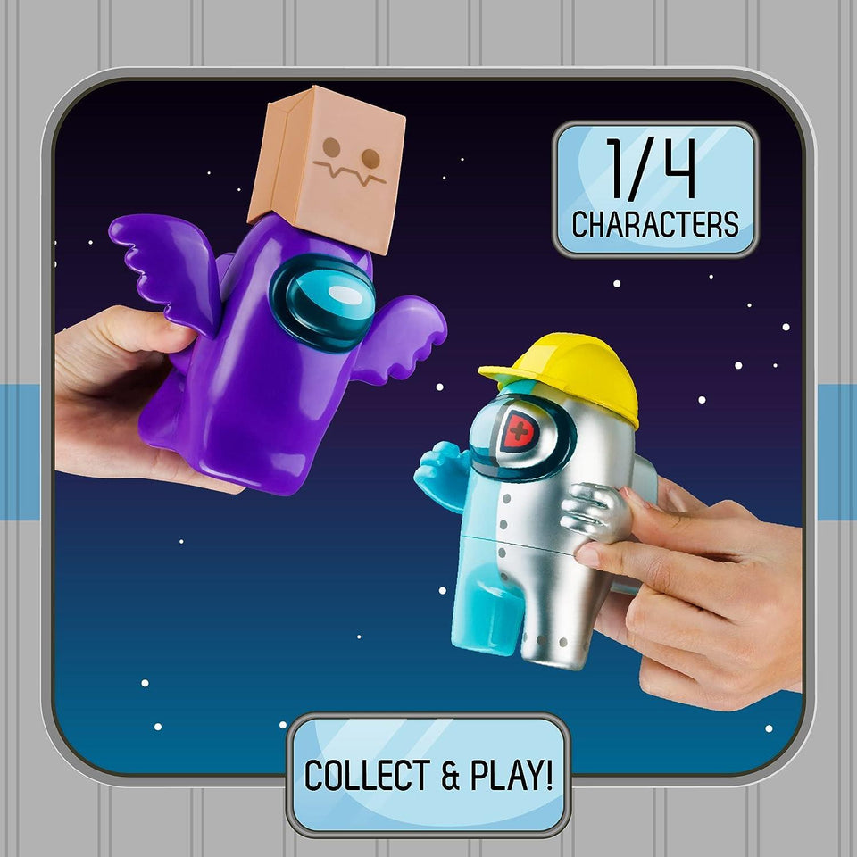 Among Us Right Hand Man Cyan Hard Hat Crewmate Figure Detachable Accessories PMI International