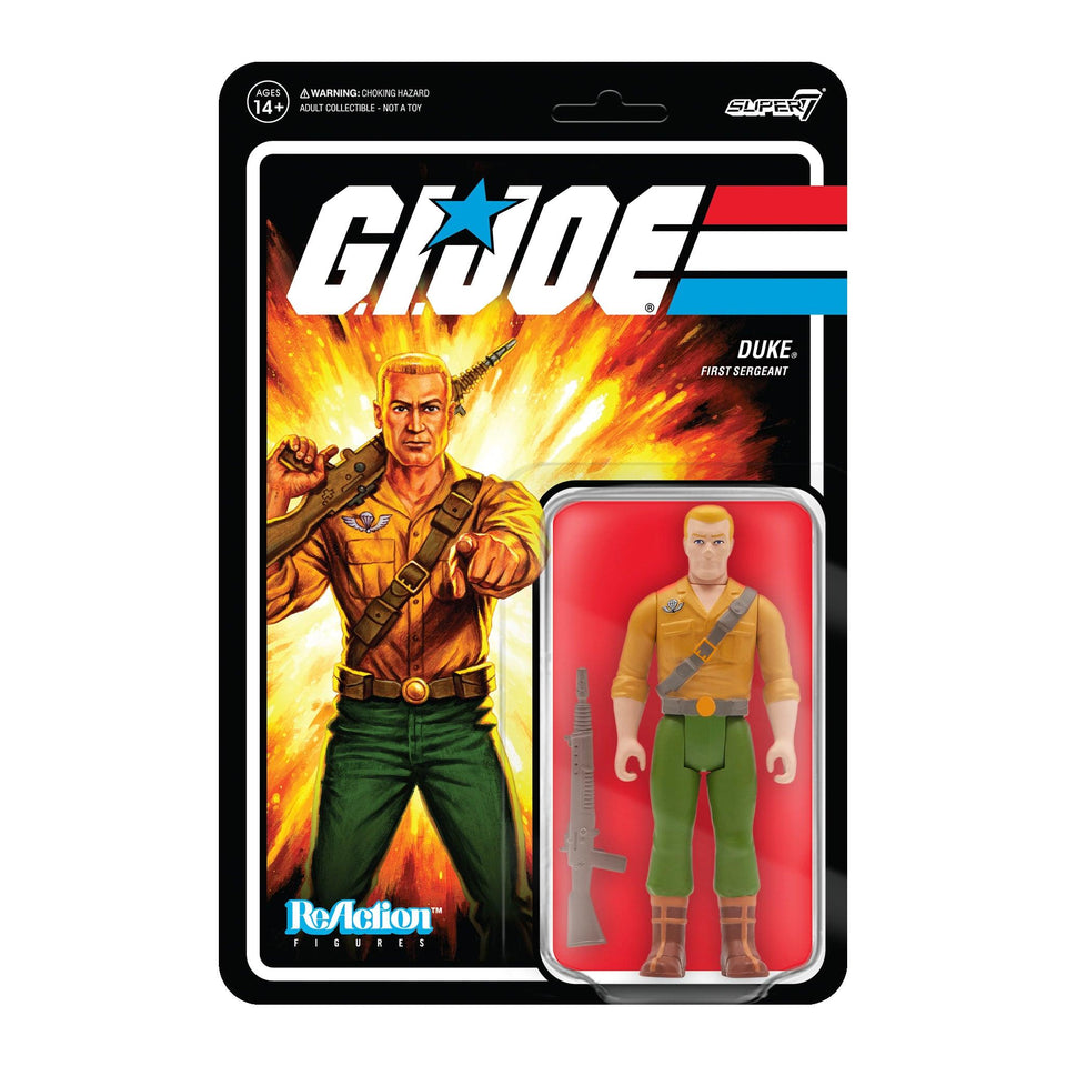 G.I. Joe Duke First Sergeant Wave 2 Retro Animated TV Figure Super7