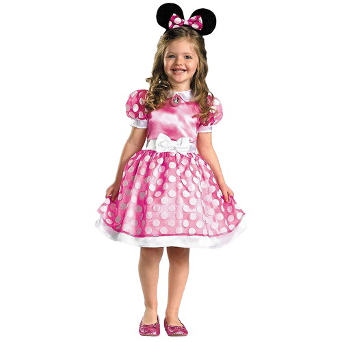 Minnie Mouse Clubhouse Toddler Disney Pink Dress Costume - Small (2T)