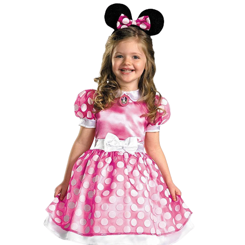 Minnie Mouse Clubhouse Toddler Disney Pink Dress Costume - Small (2T)
