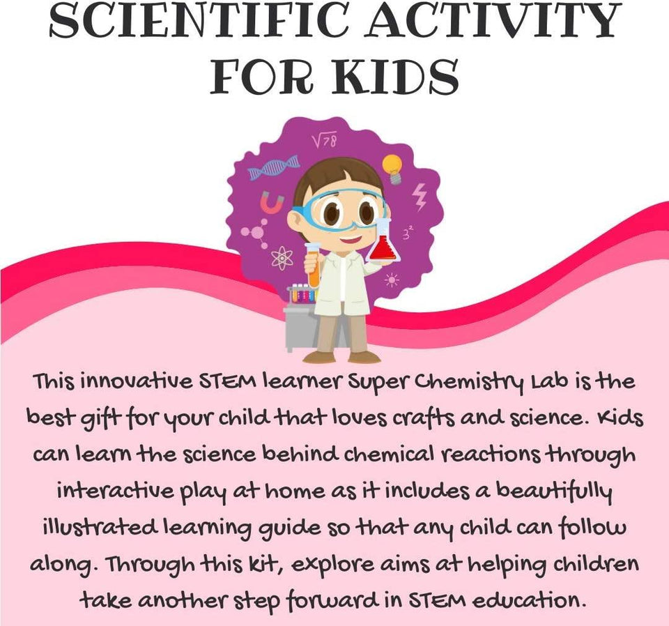 Explore STEM Learner My Super Chemistry Lab Interactive DIY Scientist Kit