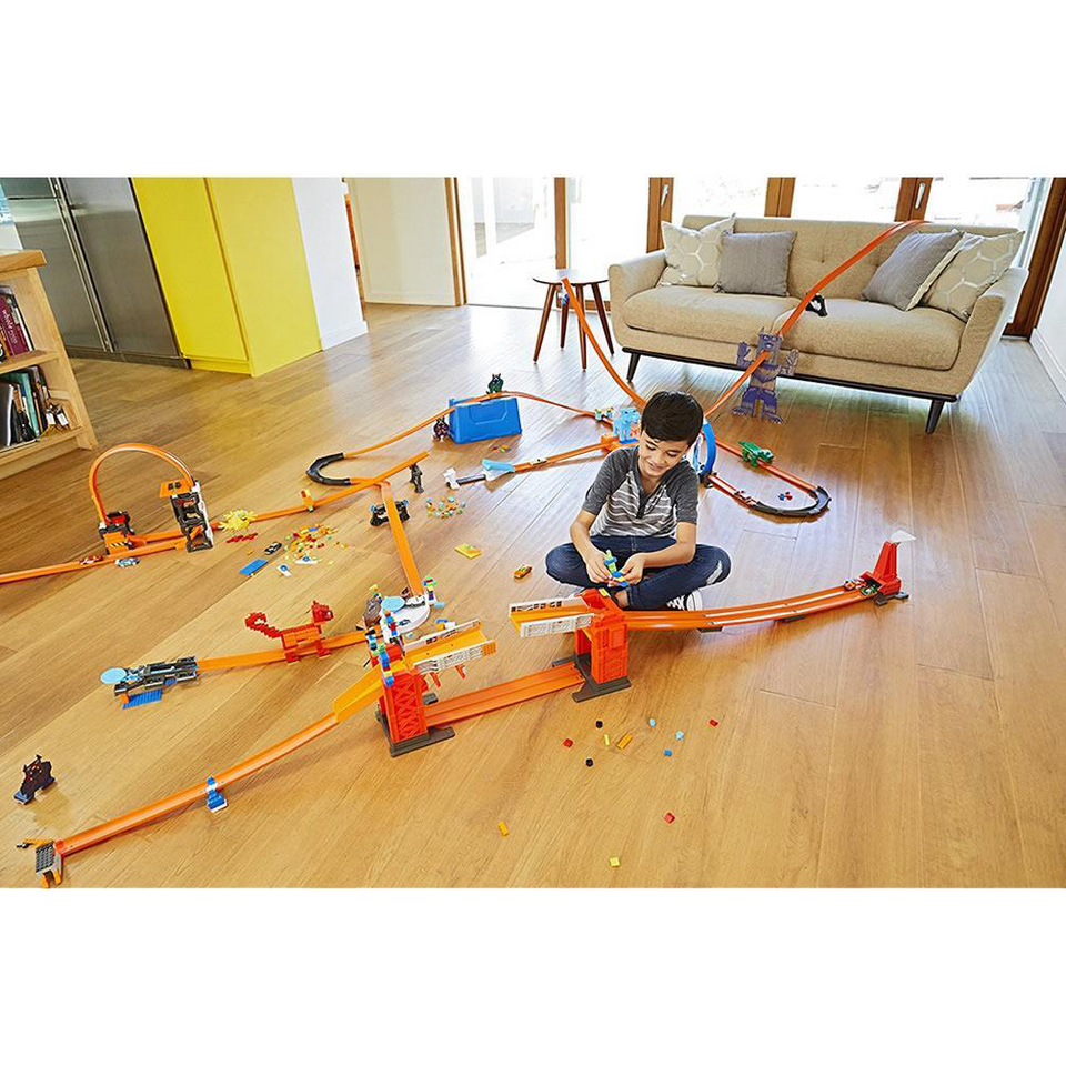 Hot wheels bridge 2024 set