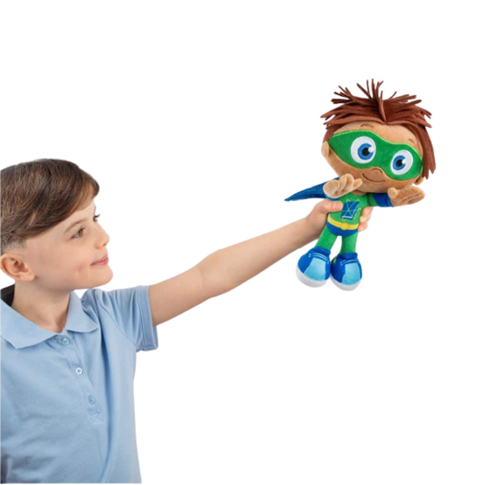 Super Why! Plush Whyatt Beanstall Doll Wyatt Green Willy Super Readers Licensed