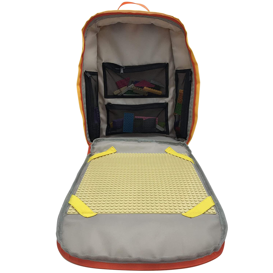 Block Toy Storage Backpack With Building Plate Organizer Carrier