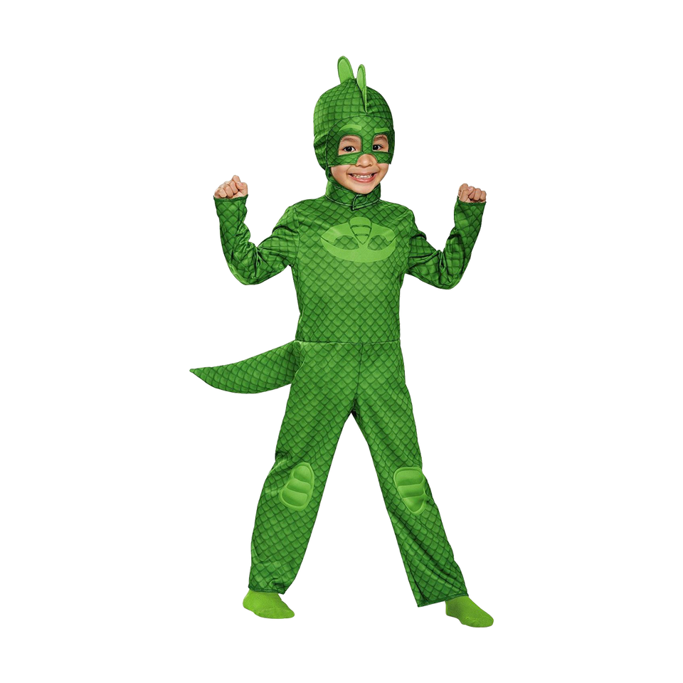 PJ Masks Gekko Lizard Kids Costume Tail Headpiece Outift - Large (4/6)