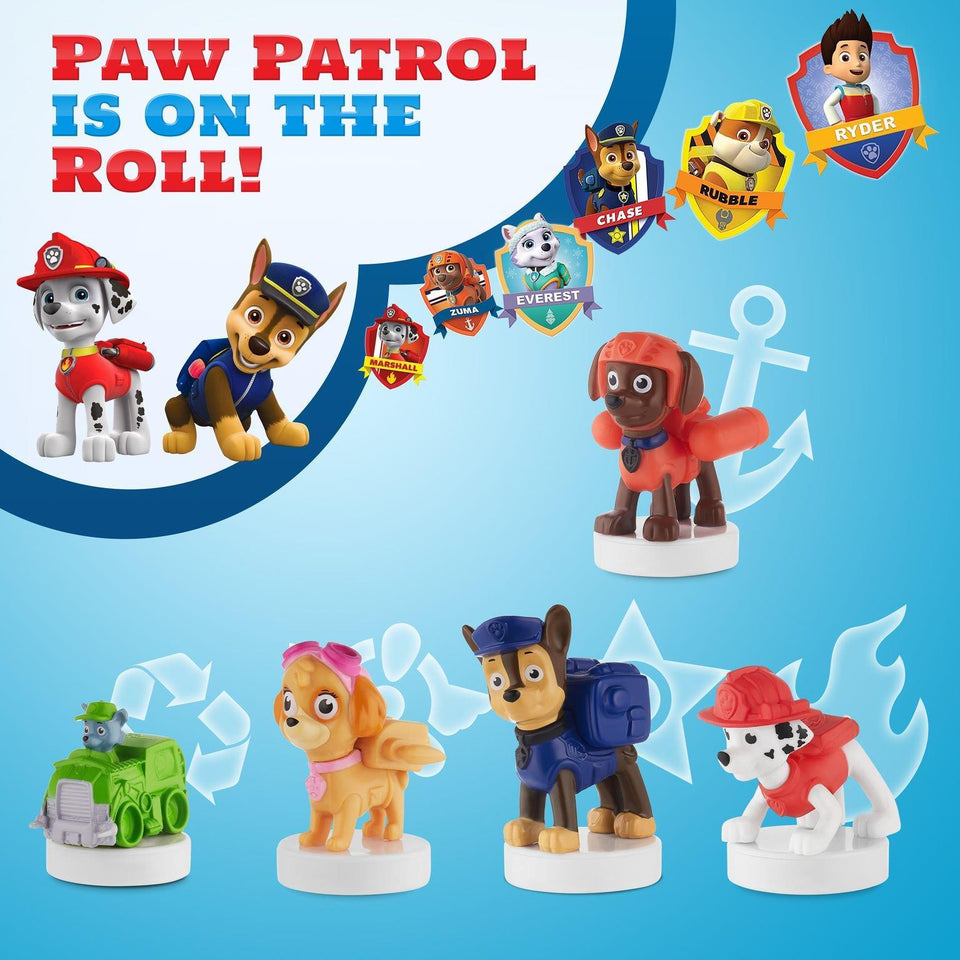 PAW Patrol Stampers 5pk Rocky Recycle Truck Marshall Skye Chase Figures PMI International