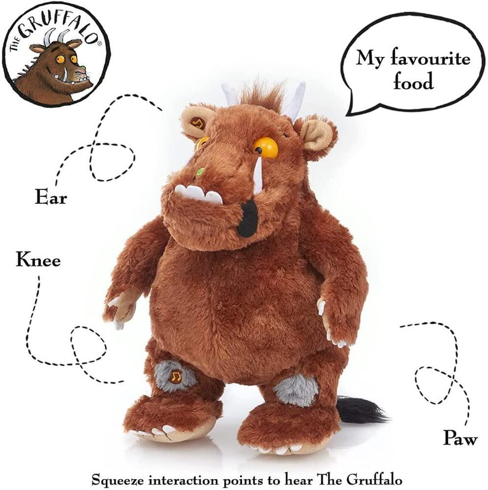 The Gruffalo Interactive Plush Talking 12" Official Julia Donaldson Soft Toy WOW! Stuff
