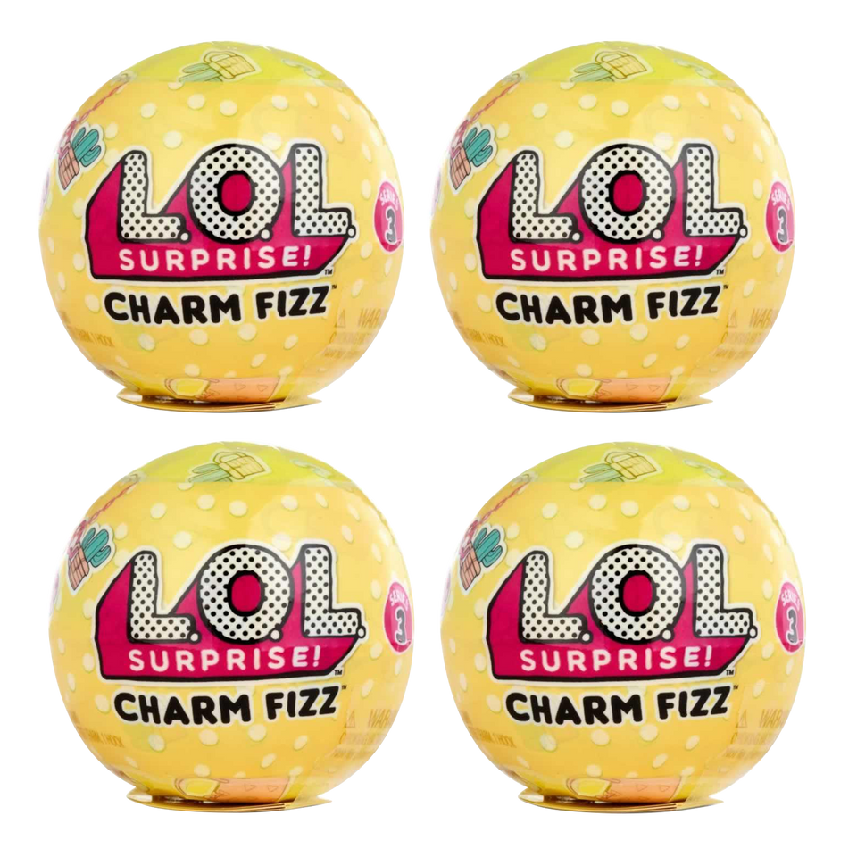 L.O.L. Surprise! Series 3 Charm Fizz Bath Bomb Mystery (4-Pack)