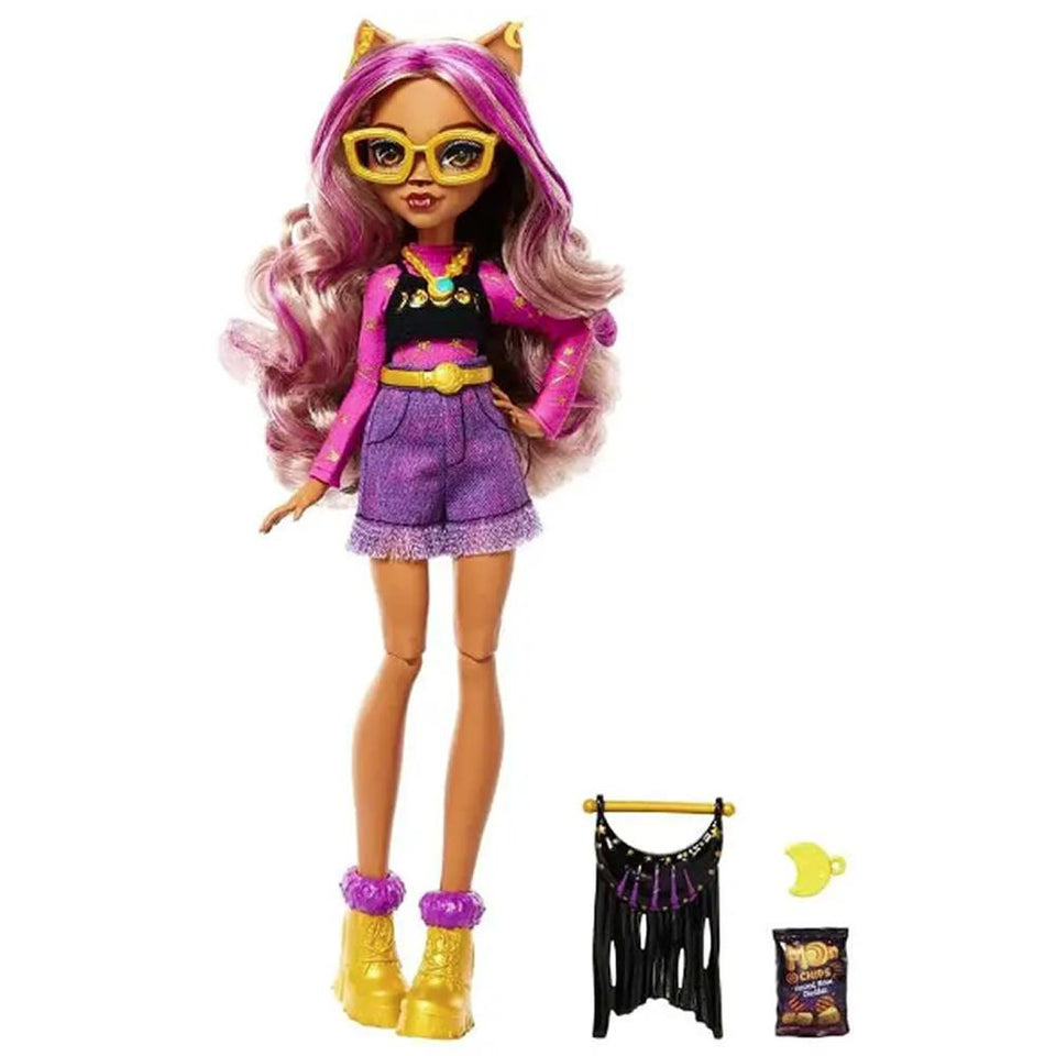 Monster High Clawdeen Wolf Day Out Clawsome Warewolf Fashion Doll Mattel
