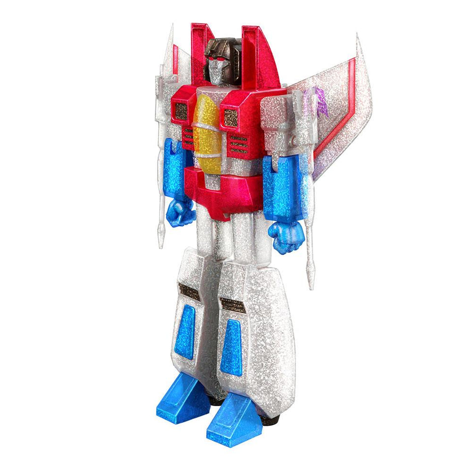 Transformers Ultimates Ghost of Starscream Glitter Translucent G1 Cartoon Figure Super7