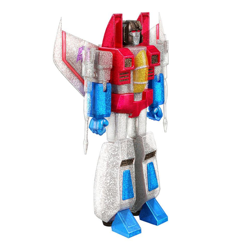 Transformers Ultimates Ghost of Starscream Glitter Translucent G1 Cartoon Figure Super7