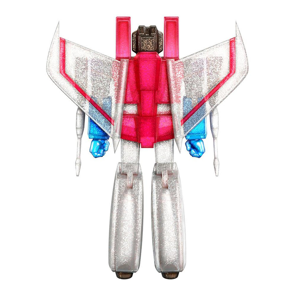 Transformers Ultimates Ghost of Starscream Glitter Translucent G1 Cartoon Figure Super7