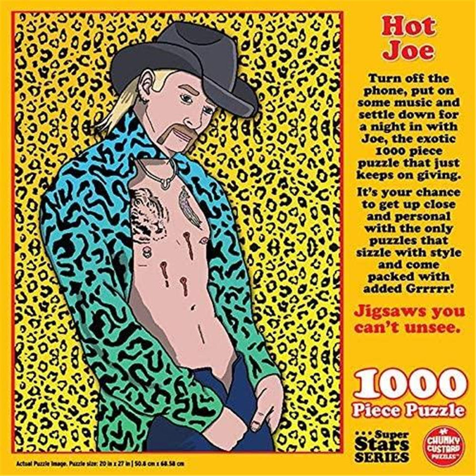 Hot Joe Tiger King Jigsaw Puzzle 1000ct Piece Premium Quality Pop Culture