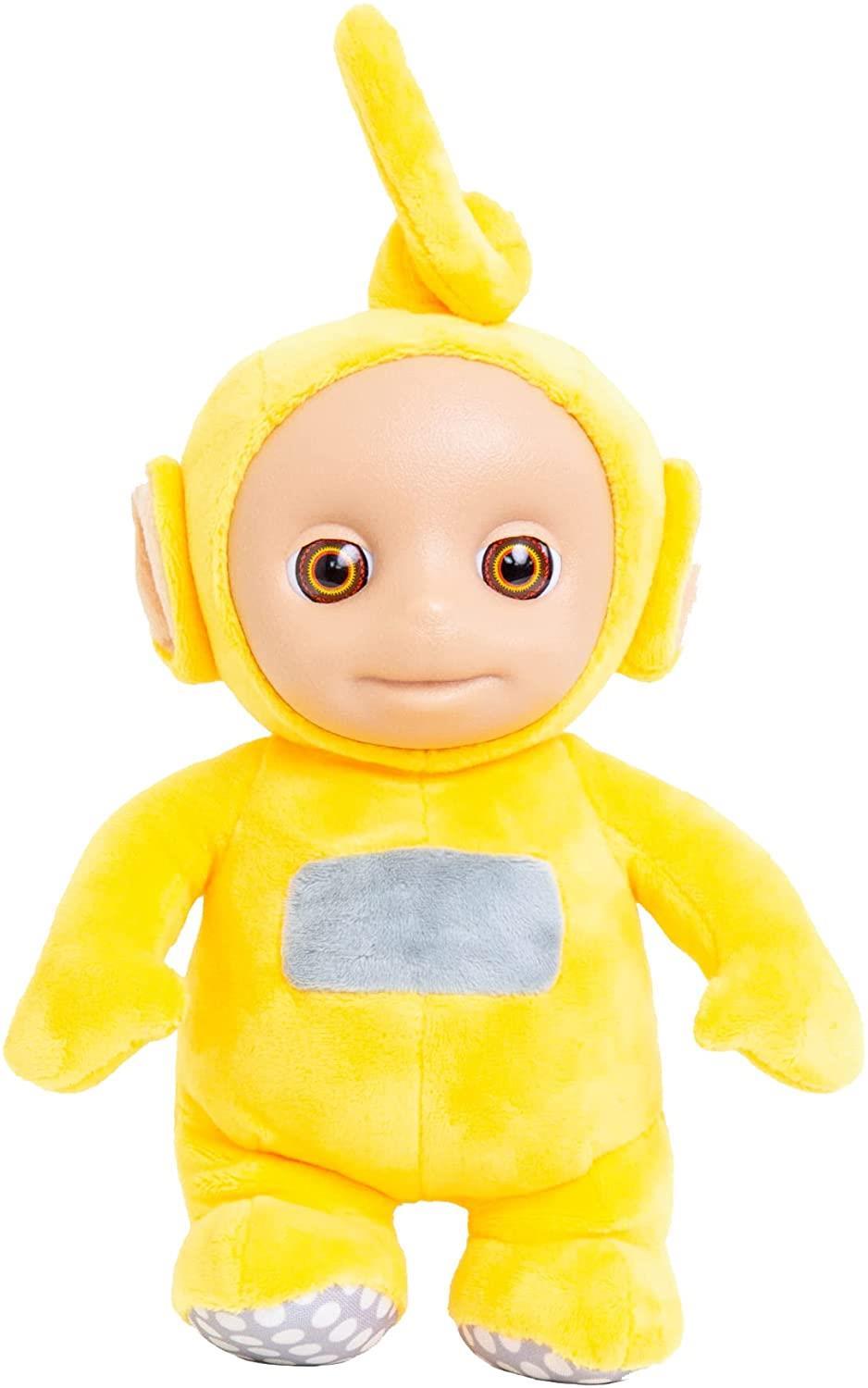 Teletubbies Talking Laa Laa Yellow Plush 11" Doll Giggles Teletubby Talks Mighty Mojo