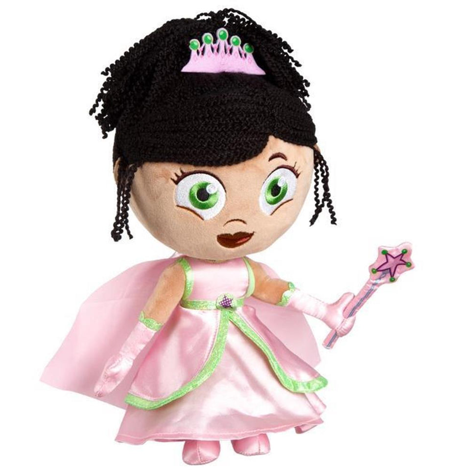 Super Why! Princess Presto Pea with Dress Plush Doll PBS Kids Show Mighty Mojo