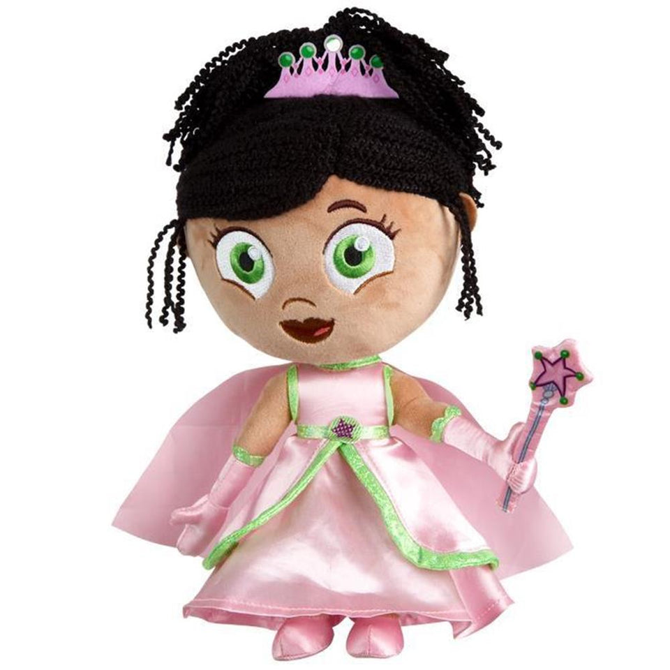 Super Why! Princess Presto Pea with Dress Plush Doll PBS Kids Show Mighty Mojo