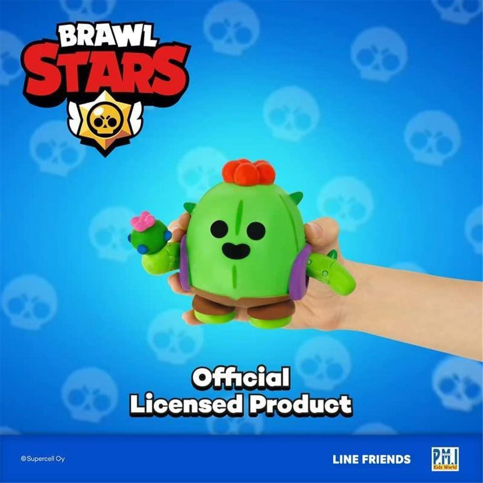 Brawl Stars Spike the Cactus Flower Fighter Plant Brawler Action Figure PMI International