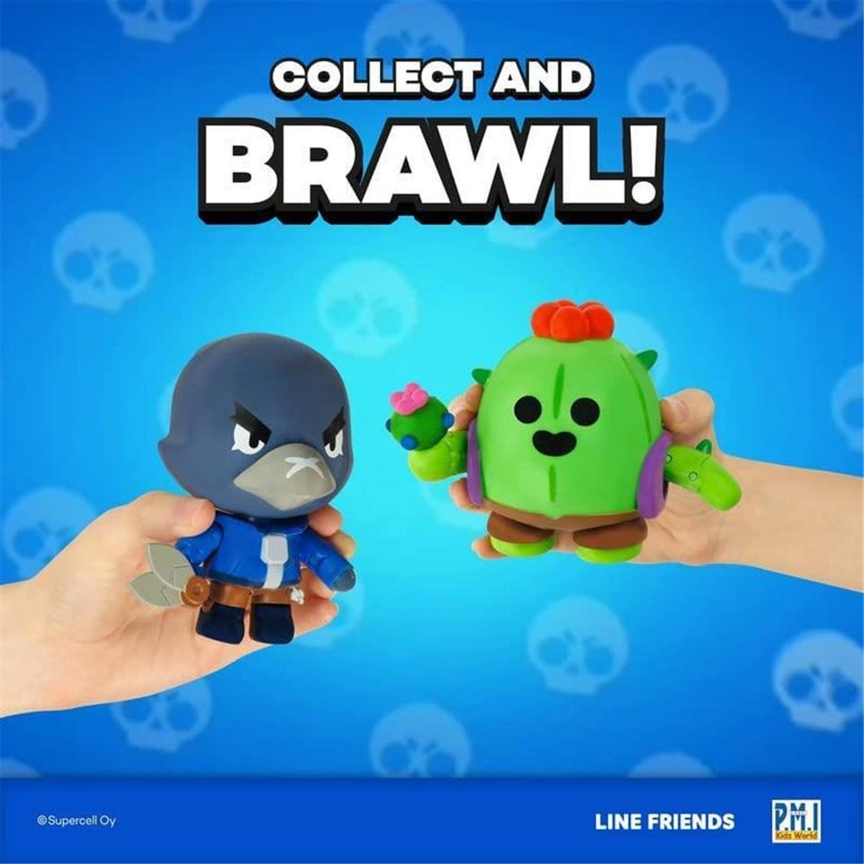 Brawl Stars Spike the Cactus Flower Fighter Plant Brawler Action Figure PMI International