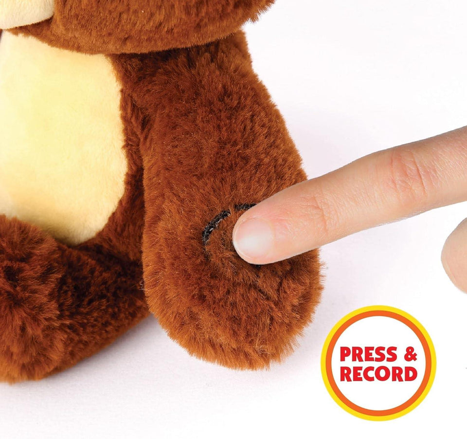 Talk Back Bear Doll Soft Repeating Plush Kids Toy Educational Mighty Mojo