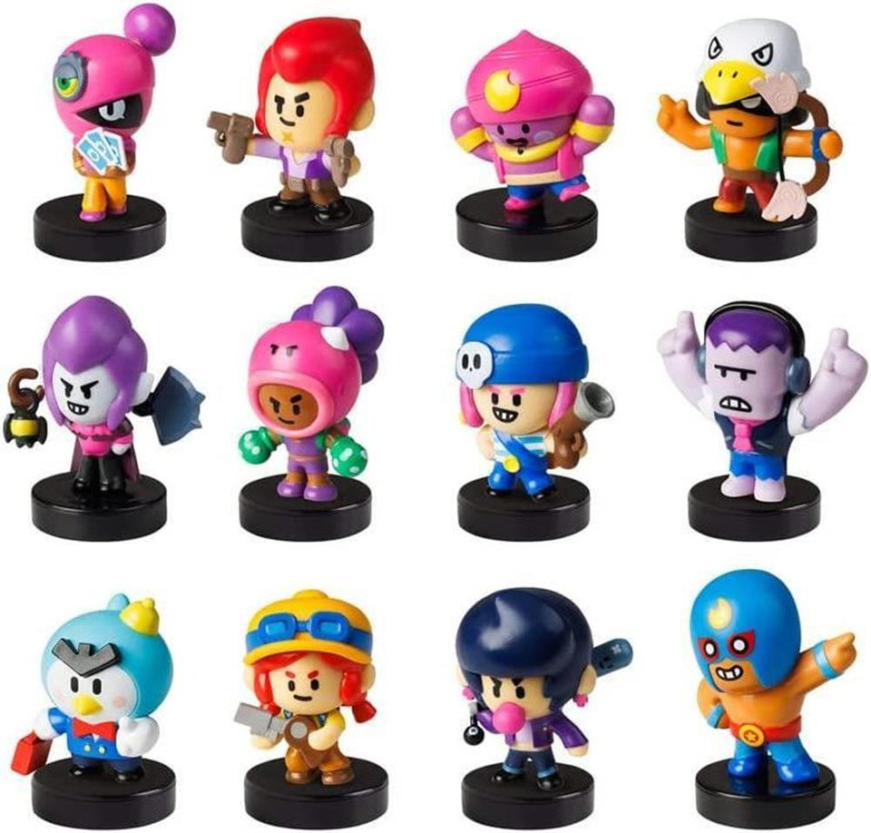 Brawl Stars Stampers 12pk Party Decor Cake Topper Video Gamer Gift Set PMI International