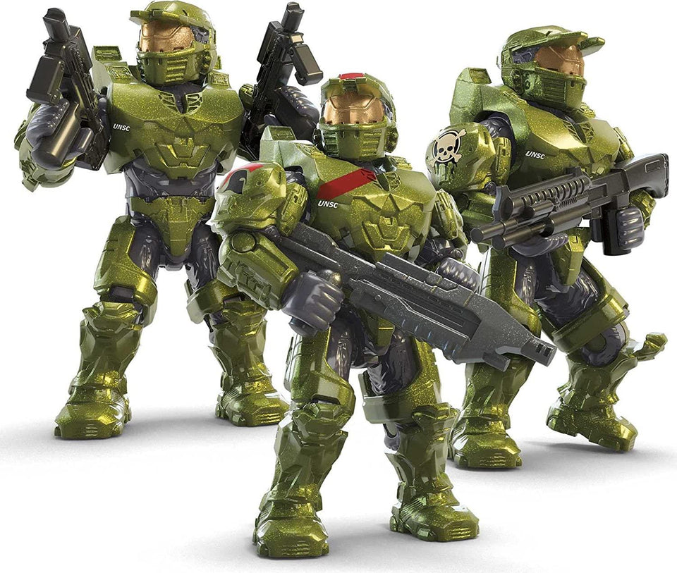 Mega Bloks Halo Universe Red Team Warthog Rescue 324pcs Playset 3 Small Figures Mattel