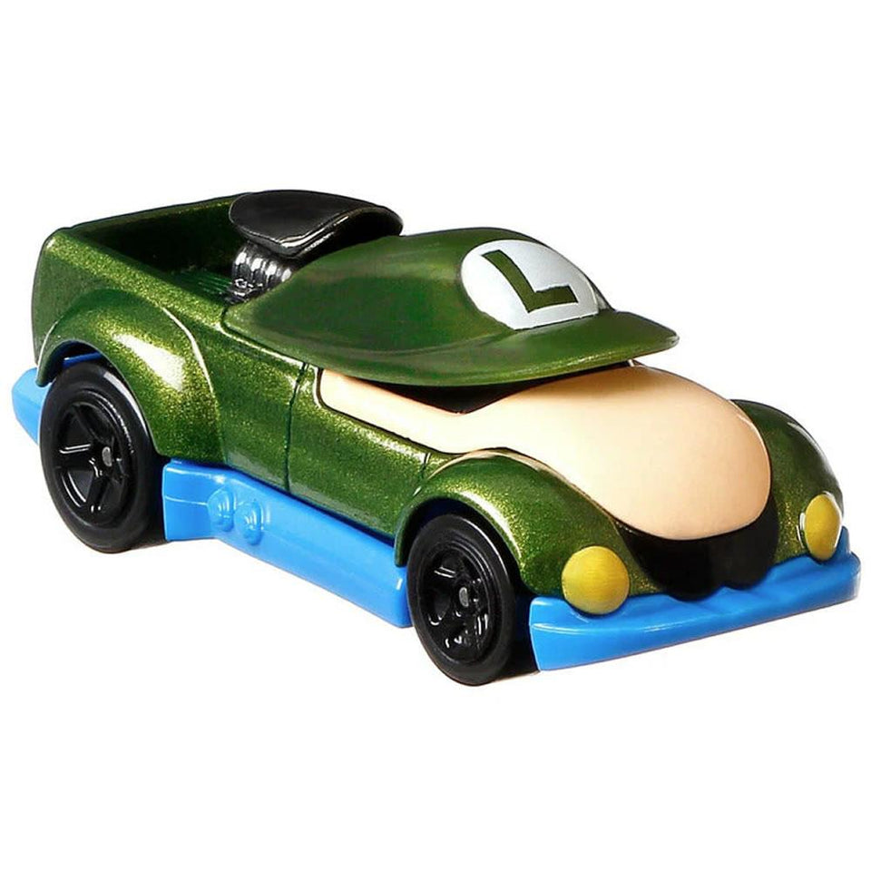 Hot Wheels Super Mario Character Cars 5pk Luigi Peach Yoshi Bowser Nintendo Mattel