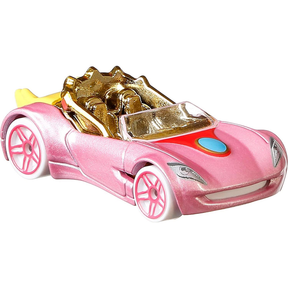 Hot Wheels Super Mario Character Cars 5pk Luigi Peach Yoshi Bowser Nintendo Mattel