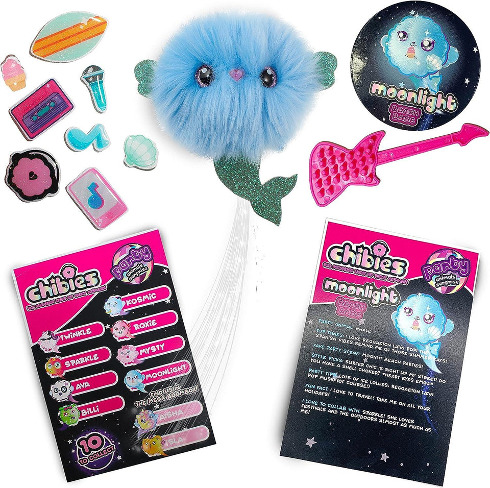Chibies Boom Box Moonlight Fluffy Interactive Party Pet Toy Accessories WOW! Stuff