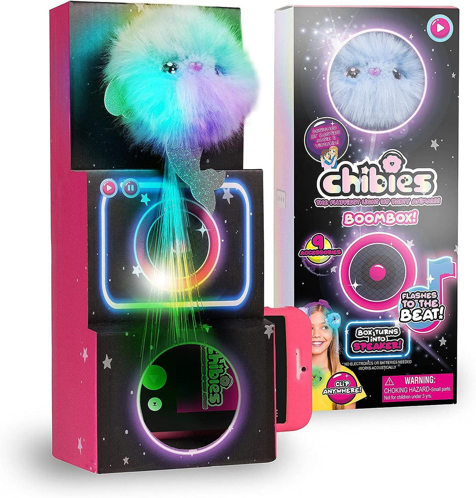 Chibies Boom Box Moonlight Fluffy Interactive Party Pet Toy Accessories WOW! Stuff