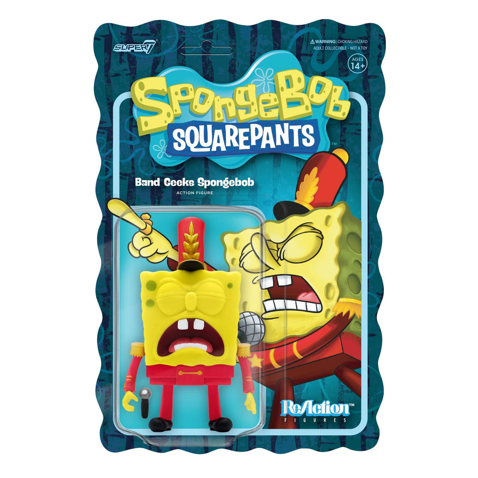 SpongeBob SquarePants Band Geeks Wave 2 ReAction Figure TV Character Super7