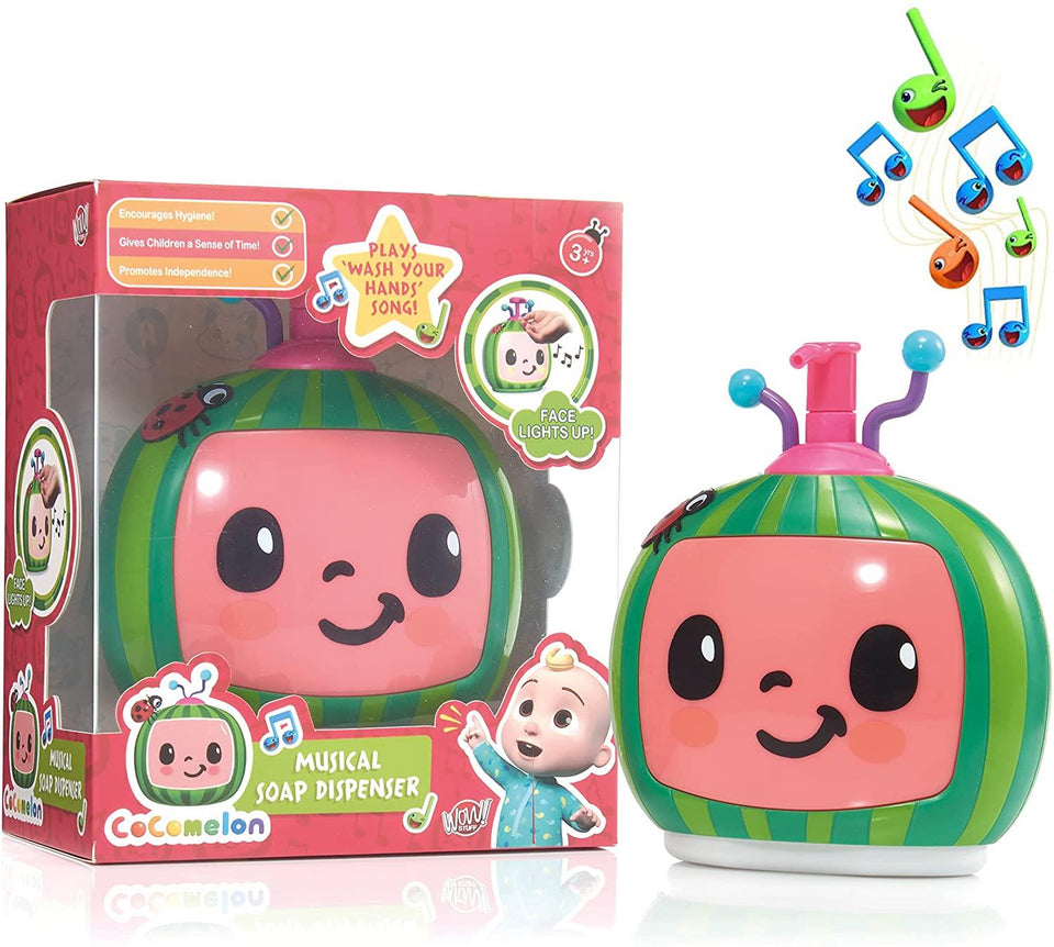 CoComelon Musical Soap Dispenser Wash Your Hands Song Lights Sounds WOW! Stuff
