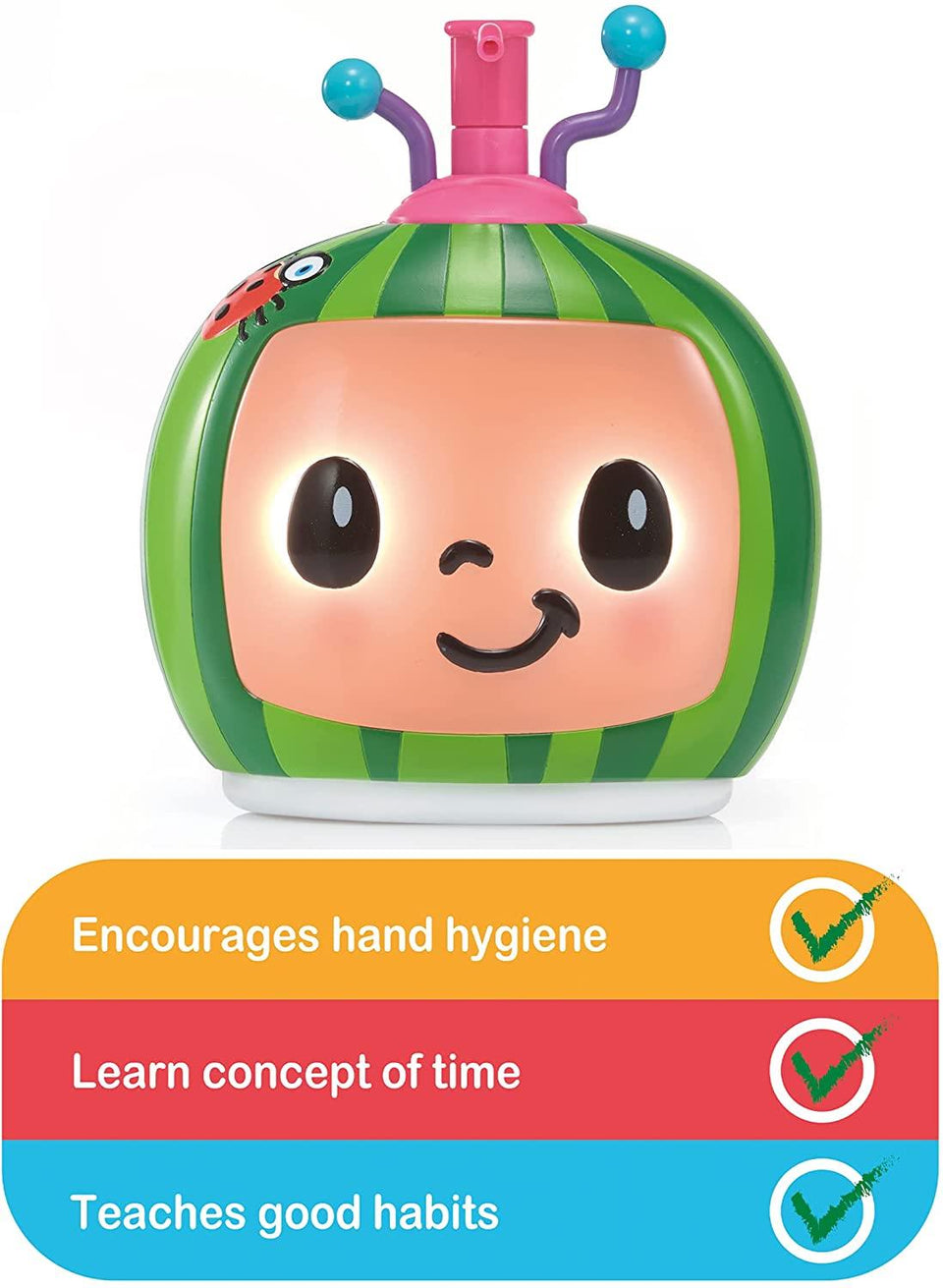 CoComelon Musical Soap Dispenser Wash Your Hands Song Lights Sounds WOW! Stuff