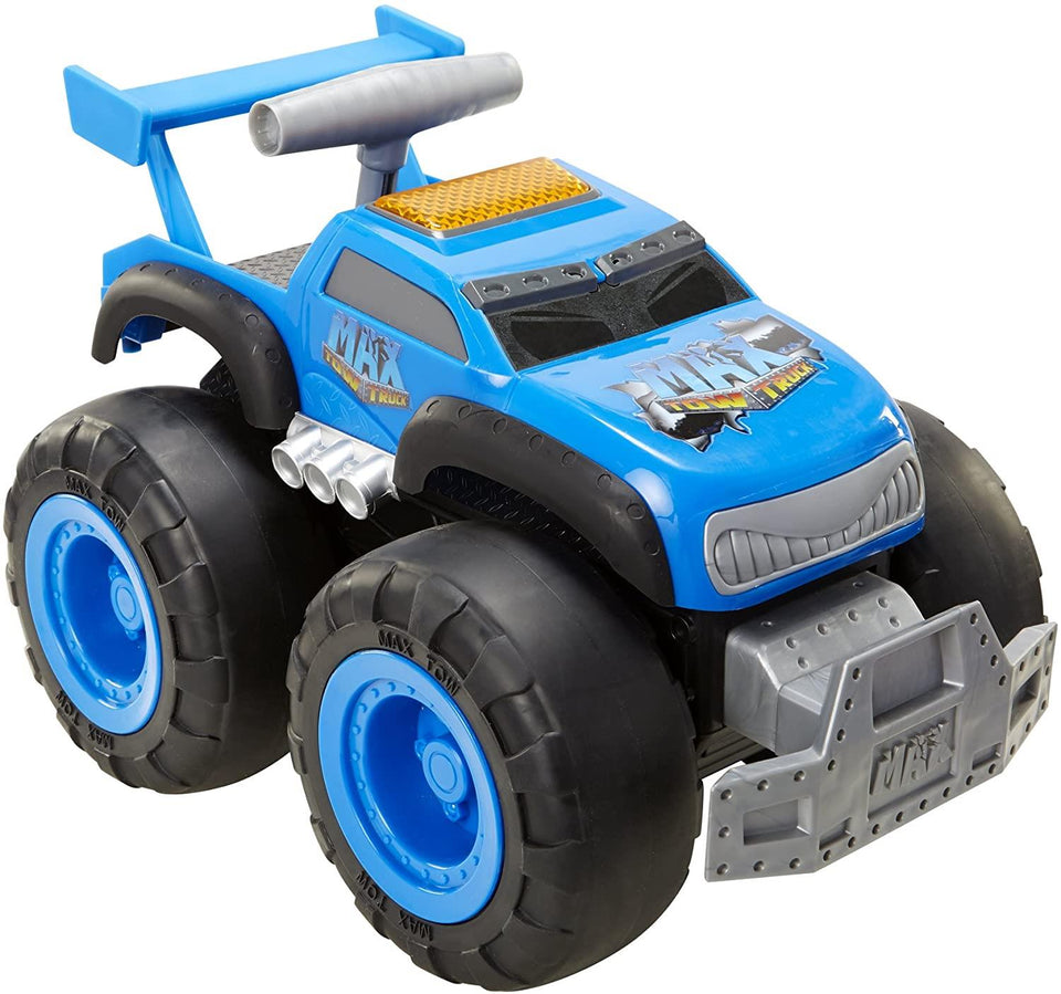 Max Tow Truck Turbo Speed Blue Truck Pulls 200lbs Strong Monster Power Vehicle Jakks Pacific