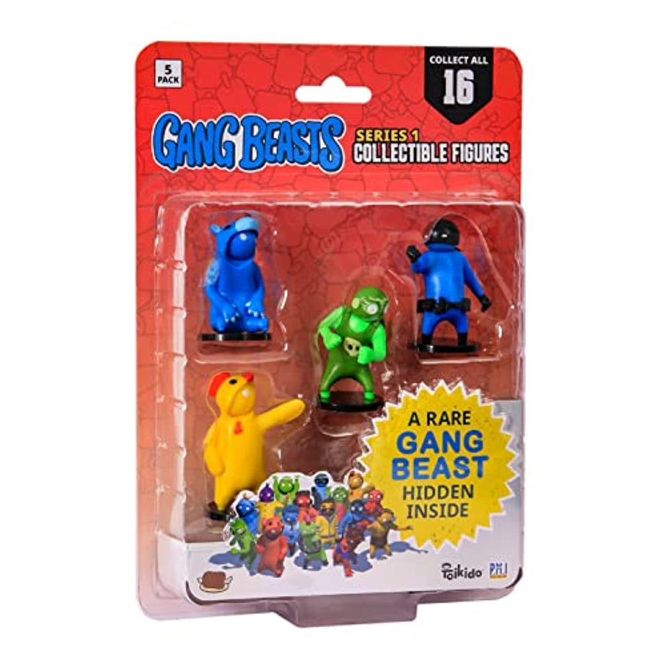 Gang Beasts Pencil Toppers 5pk Video Game Character Figures PMI International