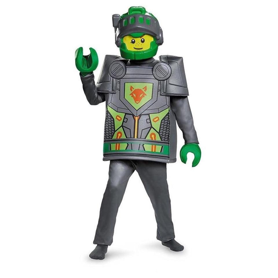 Lego Aaron Nexo Knights Deluxe Boys size S 4/6 Licensed Costume Disguise
