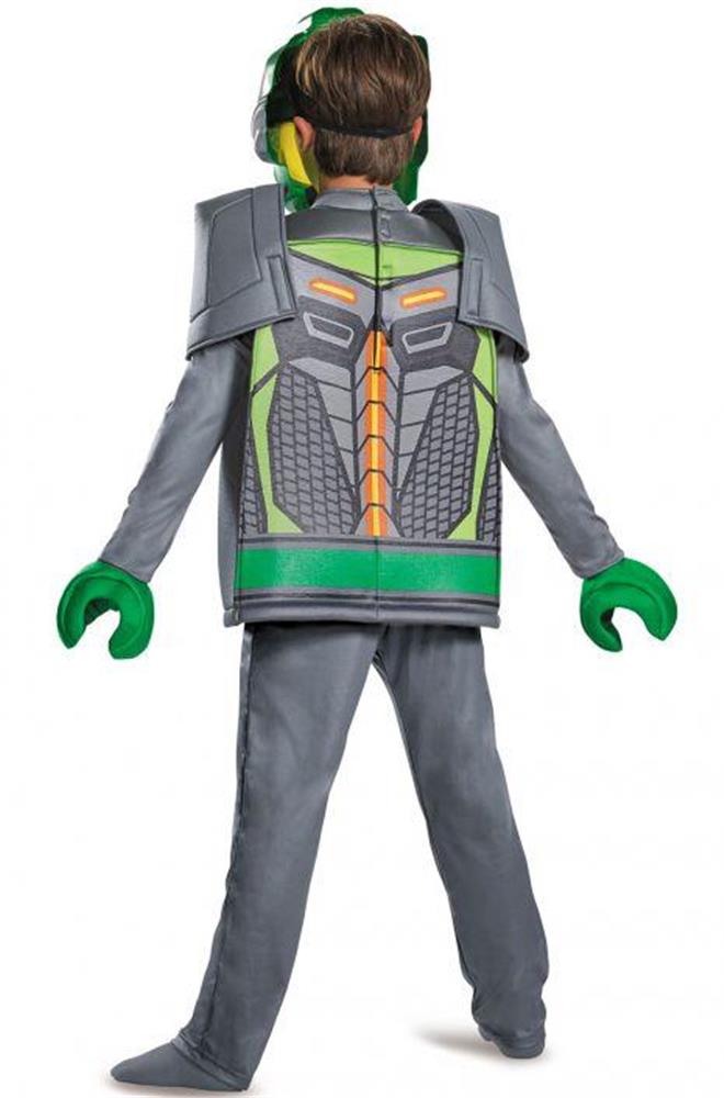 Lego Aaron Nexo Knights Deluxe Boys size S 4/6 Licensed Costume Disguise