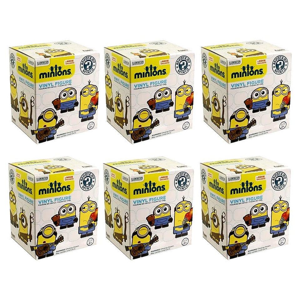 Funko Minions Movie Series Mini 6 pack Despicable Me Surprise Figure Boxes Collectible