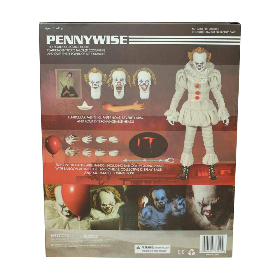 12 Pennywise IT Movie 2017 Collectible Figure