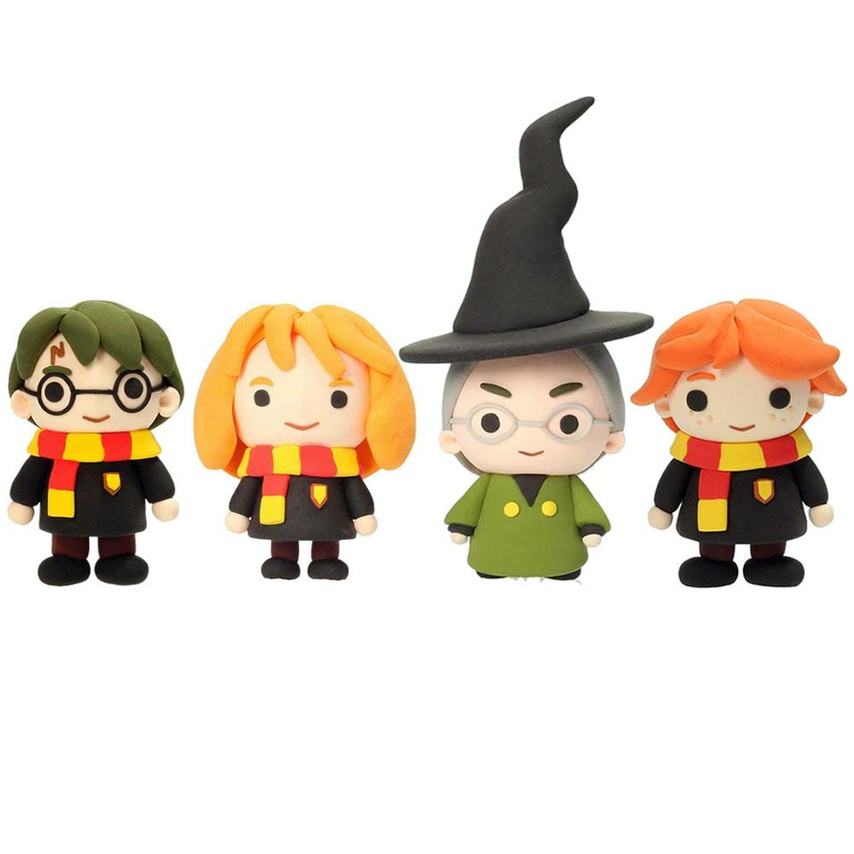 Harry Potter and Friends Super Dough 4-Pack Ron Hermione Minerva Modeling SD Toys