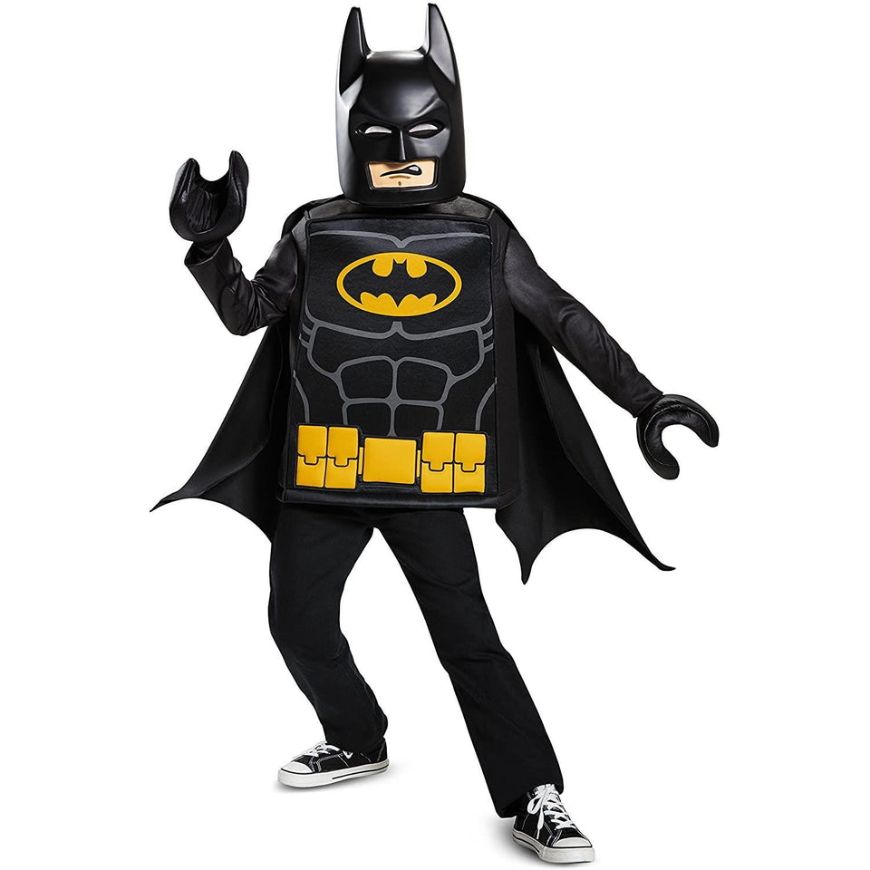 Batman Lego Movie Classic Boys size S 4/6 Costume DC Universe Disguise