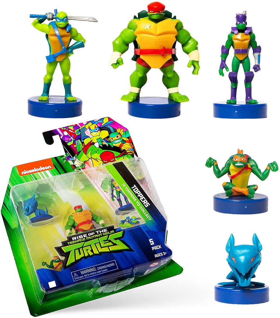 Teenage Mutant Ninja Turtles Stamps 5pk Muninn Raph Mikey Donnie Leo TMNT Figure PMI International