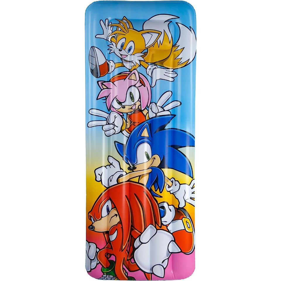 Sonic The Hedgehog Inflatable Pool Float 67" Licensed Game Character Mighty Mojo