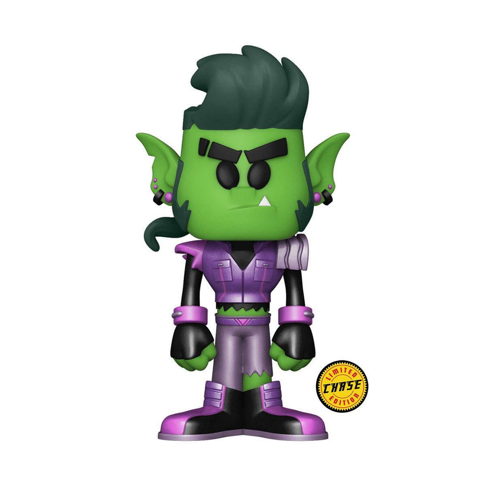 Funko Soda Teen Titans Metal Beast Boy Limited Vinyl Figure