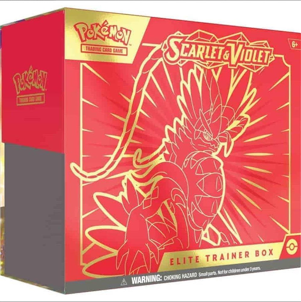 Pokemon TCG Red Koraidon Elite Trainer Box Scarlet Violet Trading Card Game