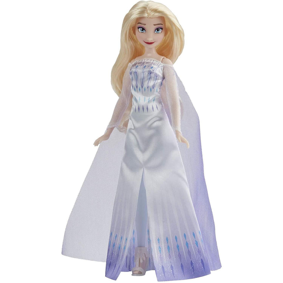 Disney Frozen 2 Queen Elsa Fashion Doll Blonde Blue Gown Hasbro