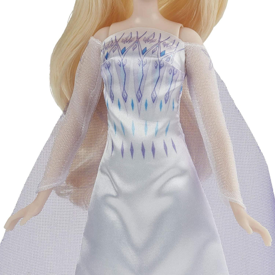 Disney Frozen 2 Queen Elsa Fashion Doll Blonde Blue Gown Hasbro