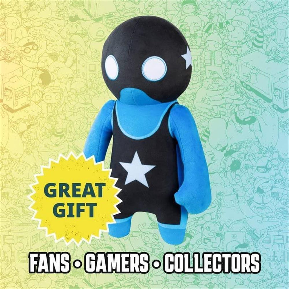 Gang Beasts Blue Wrestler Plush 12" Video Game Character Doll Figure PMI International
